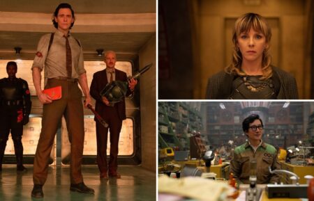 Tom Hiddleston, Wunmi Mosaku, Owen Wilson, Sophia Di Martino, and Ke Huy Quan in 'Loki' Season 2