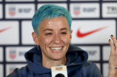 Megan Rapinoe #15 of Team United States soccer