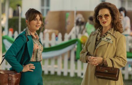 Ophelia Lovibond and Elizabeth Perkins in 'Minx' Season 2