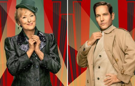 Meryl Streep and Paul Rudd in posters for 'Only Murders in the Building' Season 3