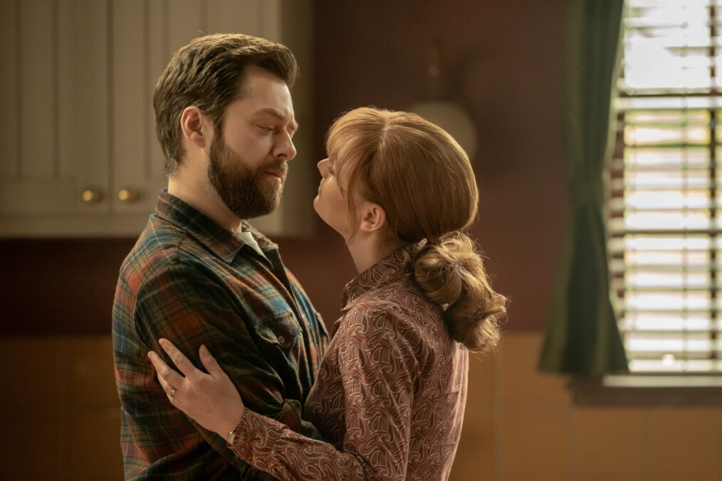 Richard Rankin and Sophie Skelton in 'Outlander' Season 7