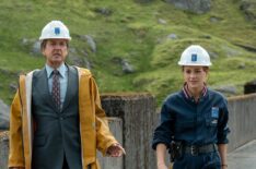 Sophie Skelton and Euan Macnaughton in 'Outlander' Season 7