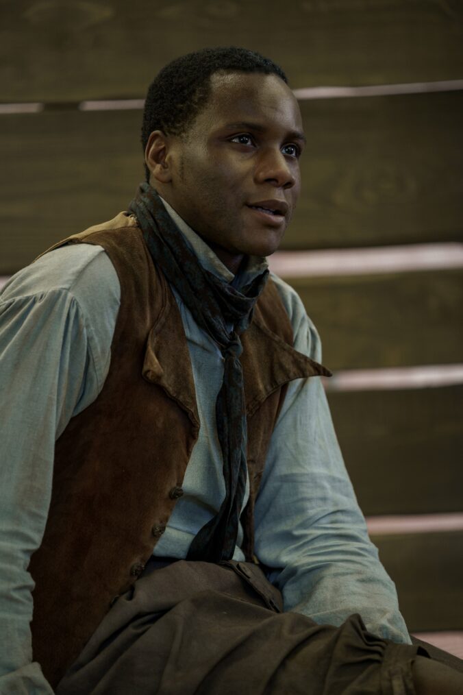 Tobi Bakare as Walter Woodcock in 'Outlander' Season 7