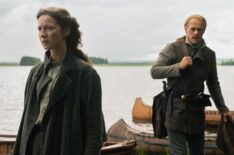 Caitriona Balfe and Sam Heughan in 'Outlander' Season 7