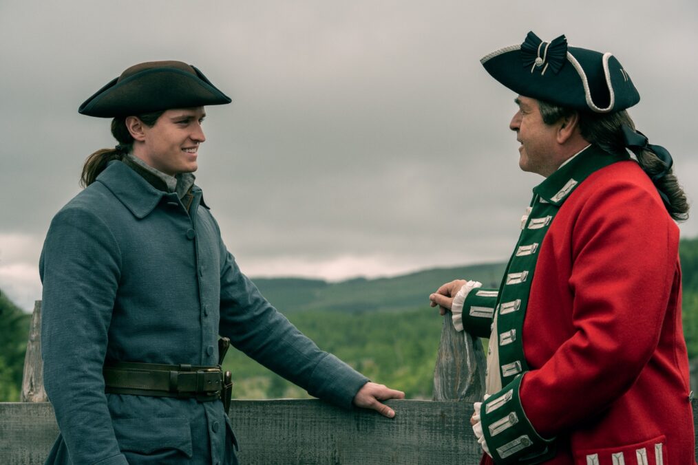 Charles Vandervaart and Angus MacFadyen in 'Outlander' Season 7