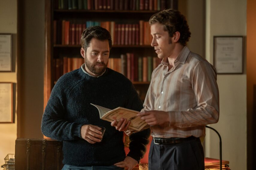 Richard Rankin and Chris Fulton in 'Outlander' Season 7