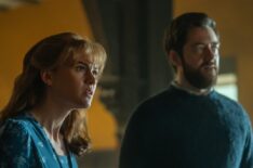 Sophie Skelton and Richard Rankin in 'Outlander' Season 7