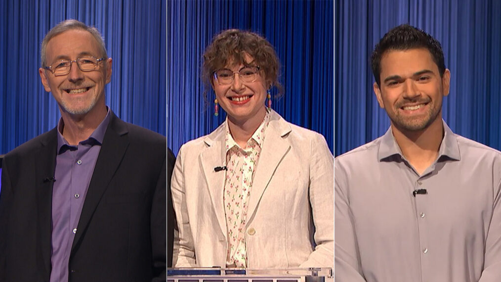 Ray LaLonde, Hannah Wilson, and Cris Pannullo on Jeopardy!