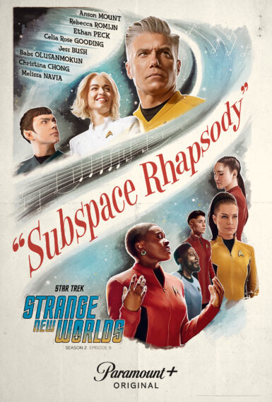 Musikplakat „Star Trek: Strange New Worlds“.