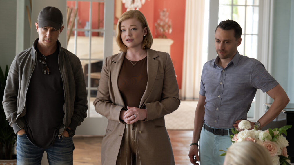 Jeremy Strong, Sarah Snook, and Kieran Culkin in 'Succession'