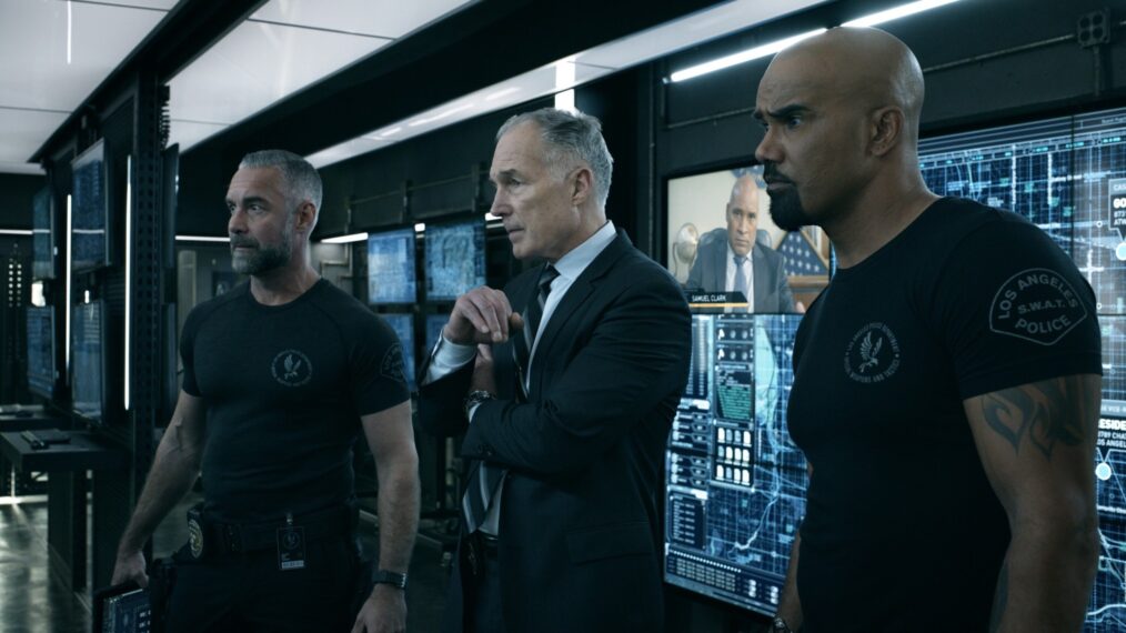 Jay Harrington, Patrick St. Esprit, and Shemar Moore in 'S.W.A.T.'