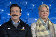 Jason Sudeikis and Hannah Waddingham in 'Ted Lasso'