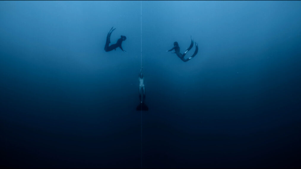 Scene from Netflix's 'The Deepest Breath'