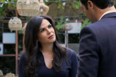 Lana Parrilla as Lisa Trammell, Manuel Garcia-Rulfo as Mickey Haller in 'The Lincoln Lawyer'