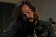 Angus Sampson as Dennis 'Cisco' Wojciechowski with pug in 'The Lincoln Lawyer'
