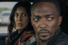 Stephane Beatriz and Anthony Mackie in 'Twisted Metal'