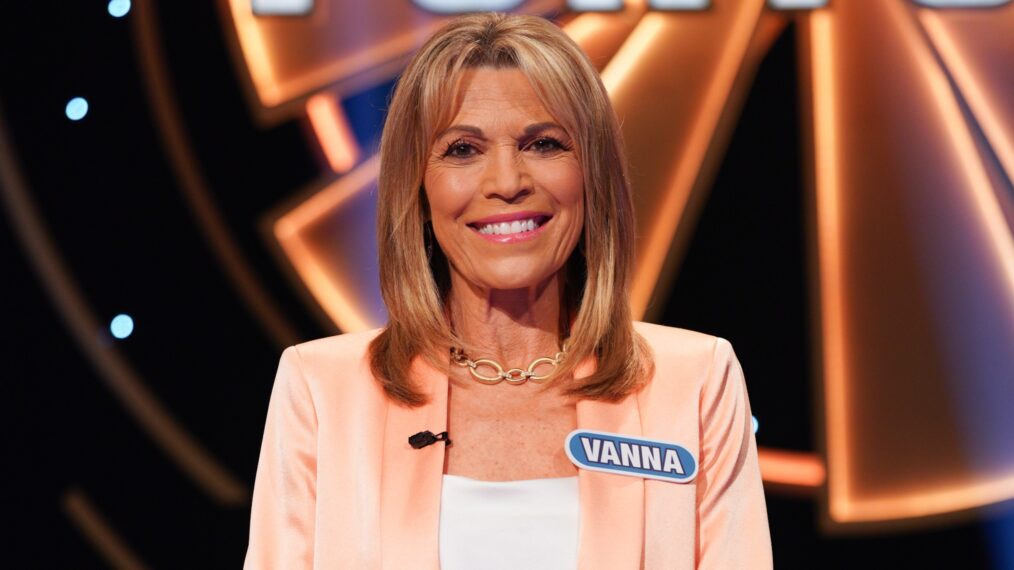 Vanna White on Celebrity Wheel of Fortune