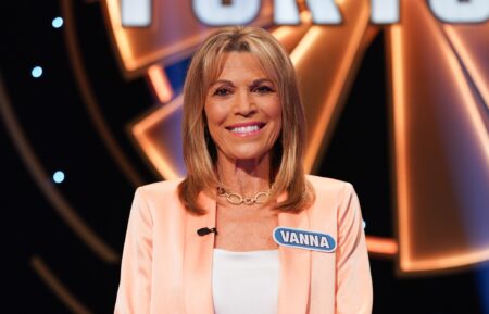 Vanna White on Celebrity Wheel of Fortune