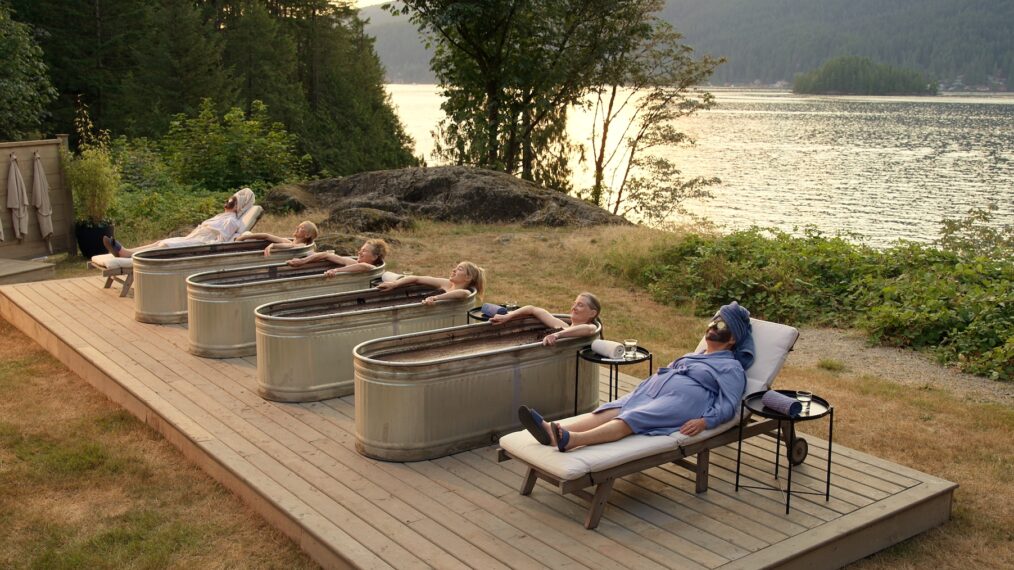 Christina Jastrzembska, Teryl Rothery, Gwynyth Walsh, Sarah Dugdale, Annette O'Toole, and Nicola Cavendish in 'Virgin River'