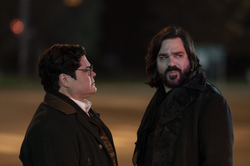 Harvey Guillen and Matt Berry in 'What We Do in the Shadows' Season 5