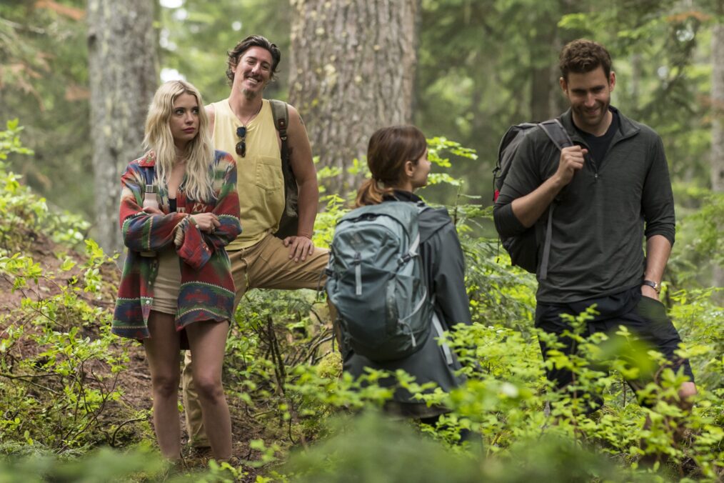 Ashley Benson, Eric Balfour, Jenna Coleman, Oliver Jackson-Cohen, and in 'Wilderness'