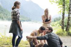 Jenna Coleman, Oliver Jackson-Cohen, Eric Balfour, and Ashley Benson in 'Wilderness'