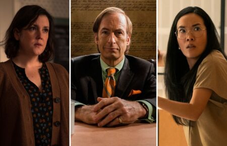 Melanie Lynskey in 'Yellowjackets,' Bob Odenkirk in 'Better Call Saul,' and Ali Wong in 'BEEF'