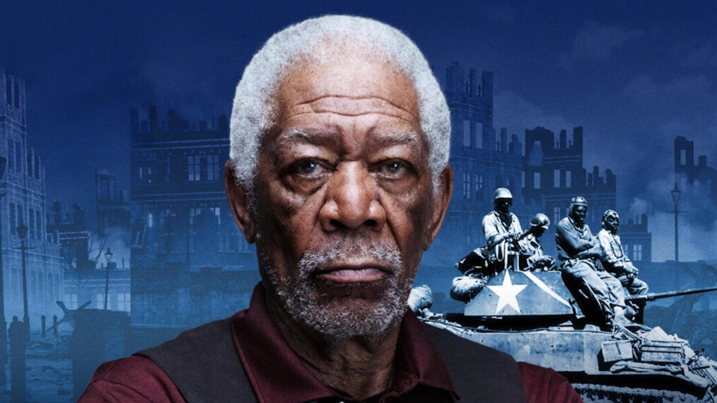 Morgan Freeman in '761st Tank Battalion: The Original Black Panthers' on the History Channel