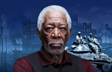 Morgan Freeman in '761st Tank Battalion: The Original Black Panthers' on the History Channel