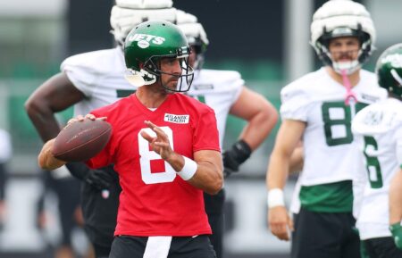 Aaron Rodgers, New York Jets Training Camp