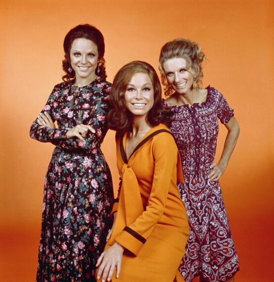 Valerie Harper, Mary Tyler Moore and Cloris Leachman on The Mary Tyler Moore Show