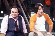 Danny DeVito and Tony Danza in 'Taxi'