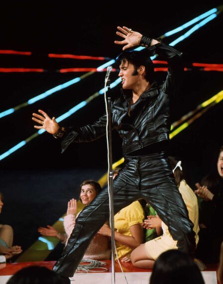 Elvis Presley in his '68 comeback special