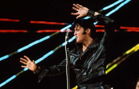 Elvis Presley in his '68 comeback special