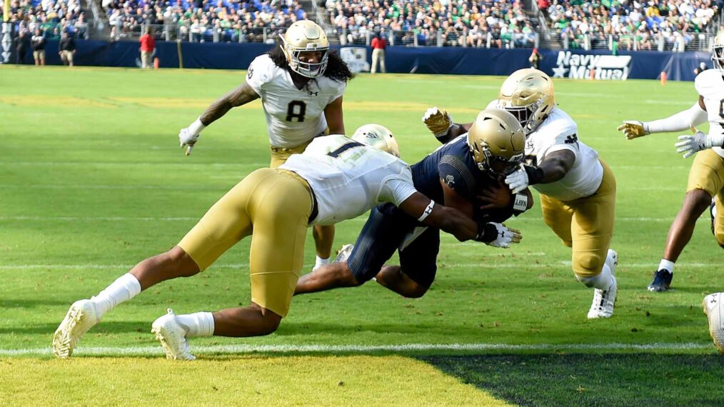 Navy vs Notre Dame 2023 College Football Game Highlights: A Clash of Titans