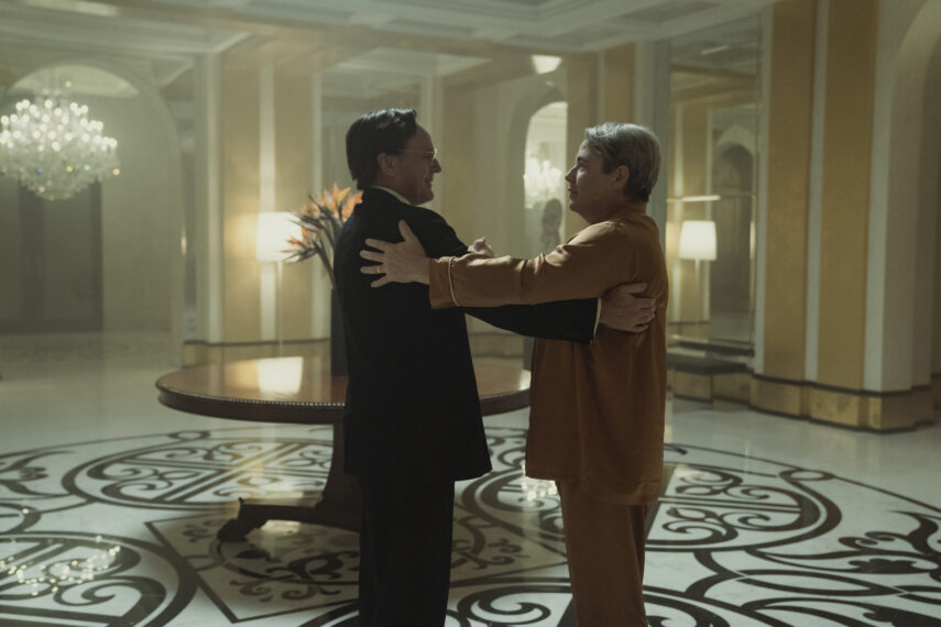 Clark Gregg and Matthew Broderick as Arthur M. Sackler and Richard Sackler in Netflix's 'Painkiller'