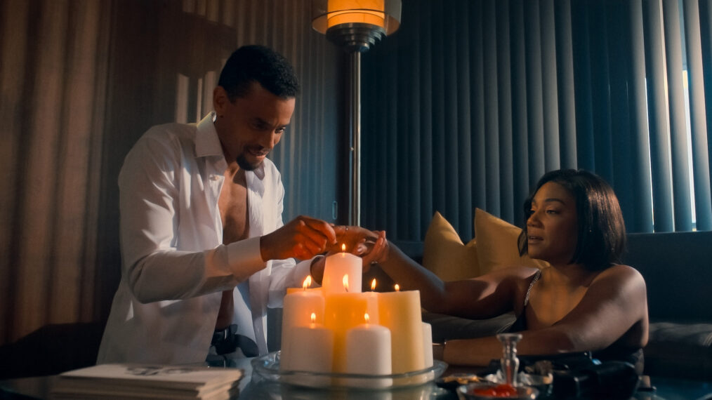 Michael Ealy y Tiffany Haddish en 'The Afterparty' - Temporada 2, Episodio 6