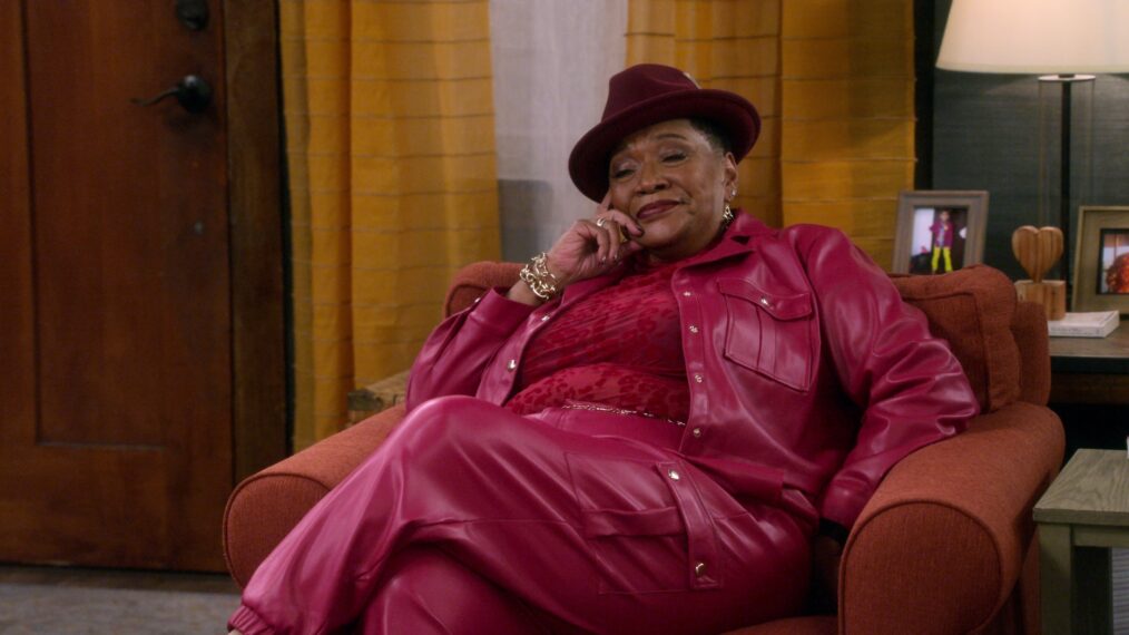 The Upshaws. Marsha Warfield as Glodine in episode 405 of The Upshaws. Cr. Courtesy of Netflix © 2023