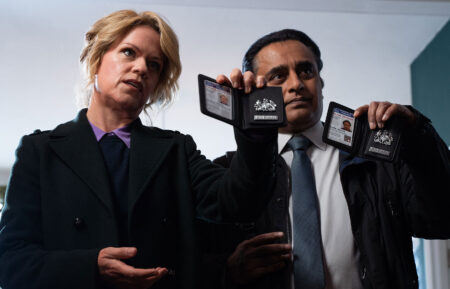 Sinéad Keenan and Sanjeev Bhaskar of 'Unforgotten'