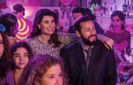 Idina Menzel and Adam Sandler in 'You Are So Not Invited to My Bat Mitzvah'