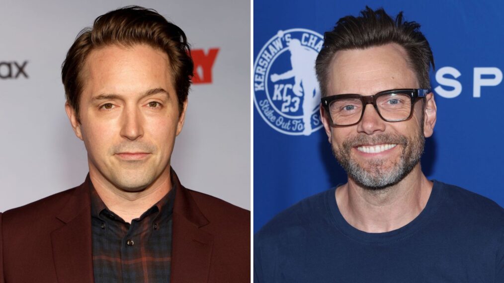 Beck Bennett (L); Joel McHale (R)