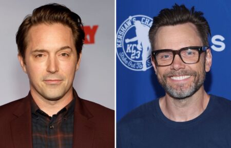 Beck Bennett (L); Joel McHale (R)