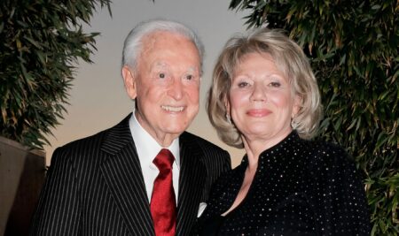 Bob Barker and Nancy Burnet attend the Animal Defenders International gala
