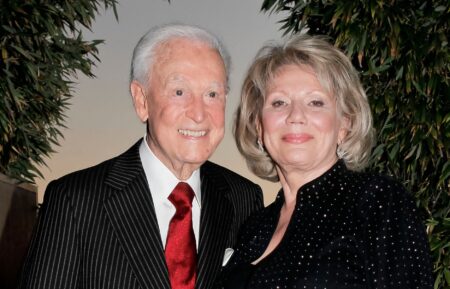 Bob Barker and Nancy Burnet attend the Animal Defenders International gala