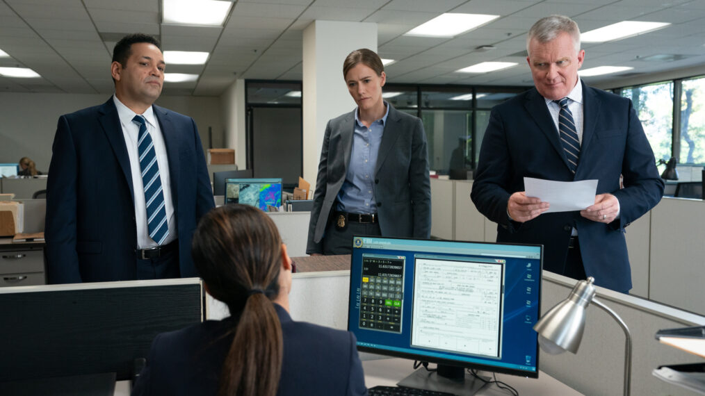 Vincent Laresca, Jolene Kay, Anthony Michael Hall in 'Bosch: Legacy'