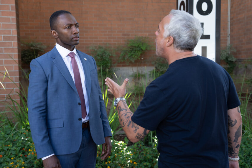 Jamie Hector as Jerry Edgar and Titus Welliver as Bosch in 'Bosch: Legacy'