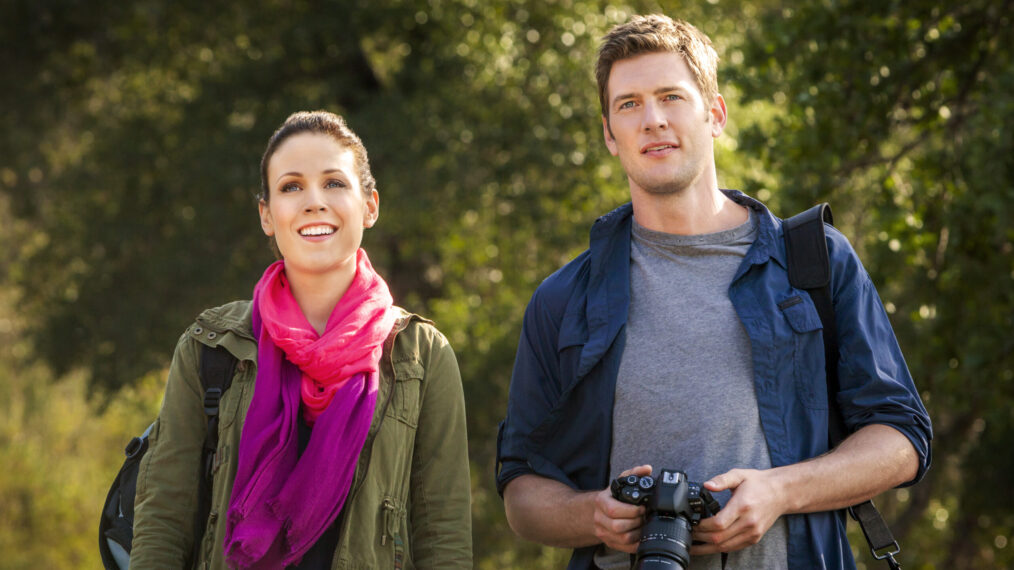 Erin Krakow and Ryan McPartlin in 'Chance at Romance'