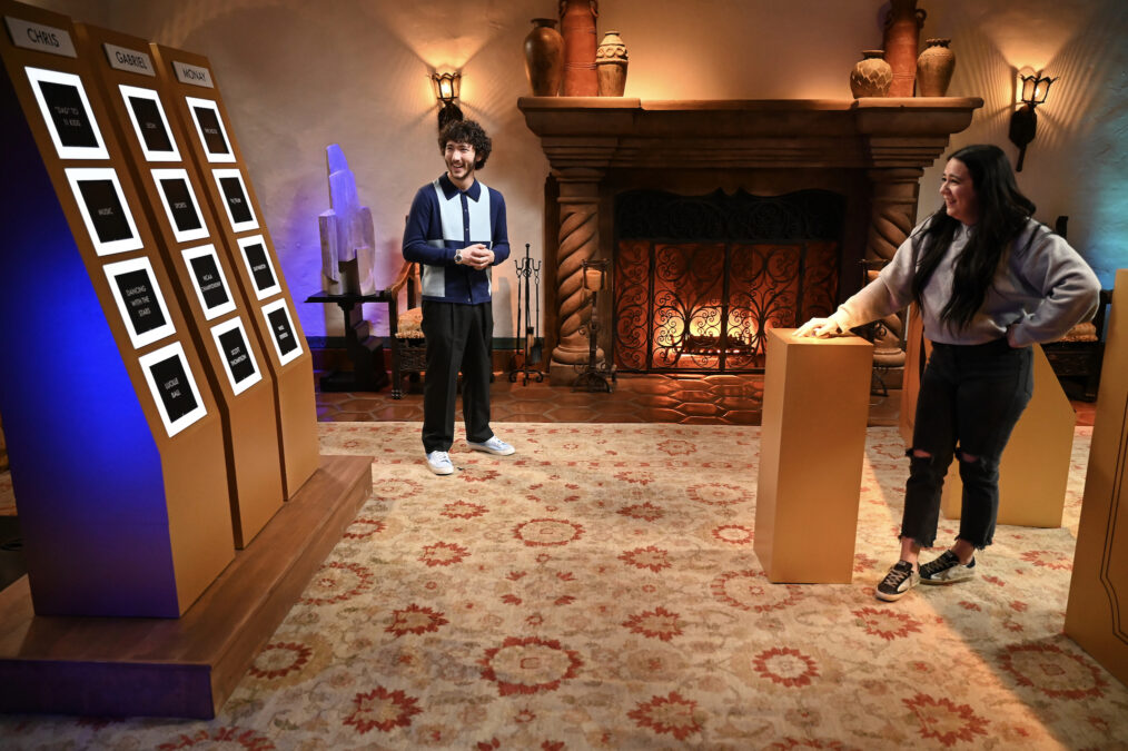 Franklin Jonas and Karsyn Elledge in the 'Claim to Fame' Season 2 finale