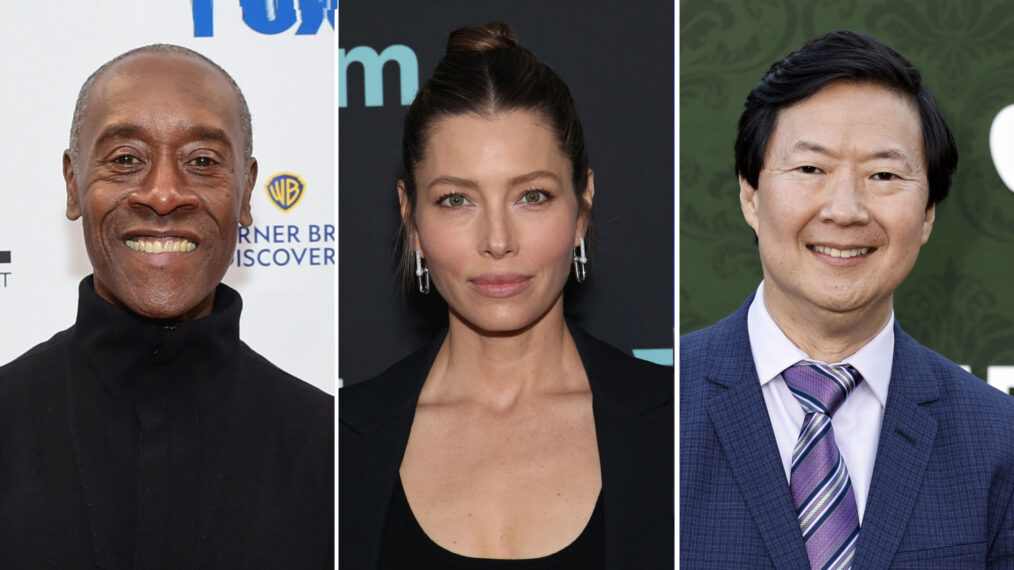 Don Cheadle, Jessica Biel, and Ken Jeong