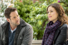 Niall Matter and Erin Krakow in 'Finding Father Christmas'